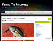 Tablet Screenshot of fishingthephilippines.com